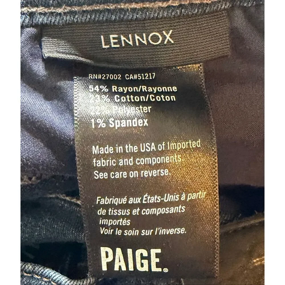 Paige Men’s Lennox Jeans Brand Size 31